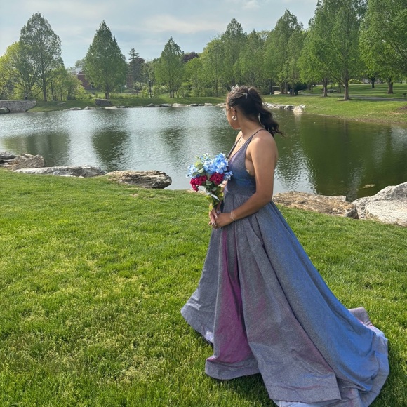 Custom made Prom Dress, size 2 - Picture 2 of 4